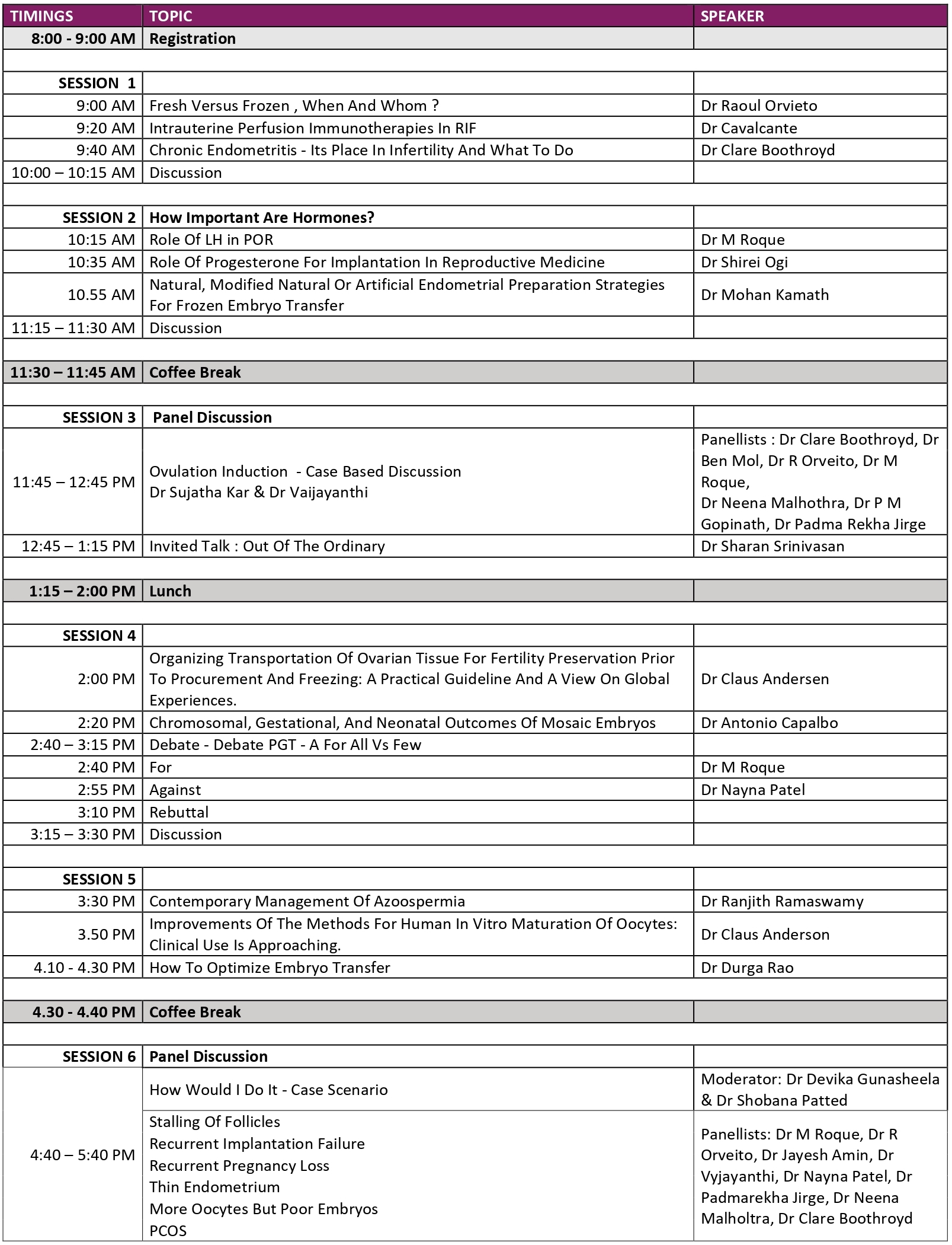 Conference Day 1
