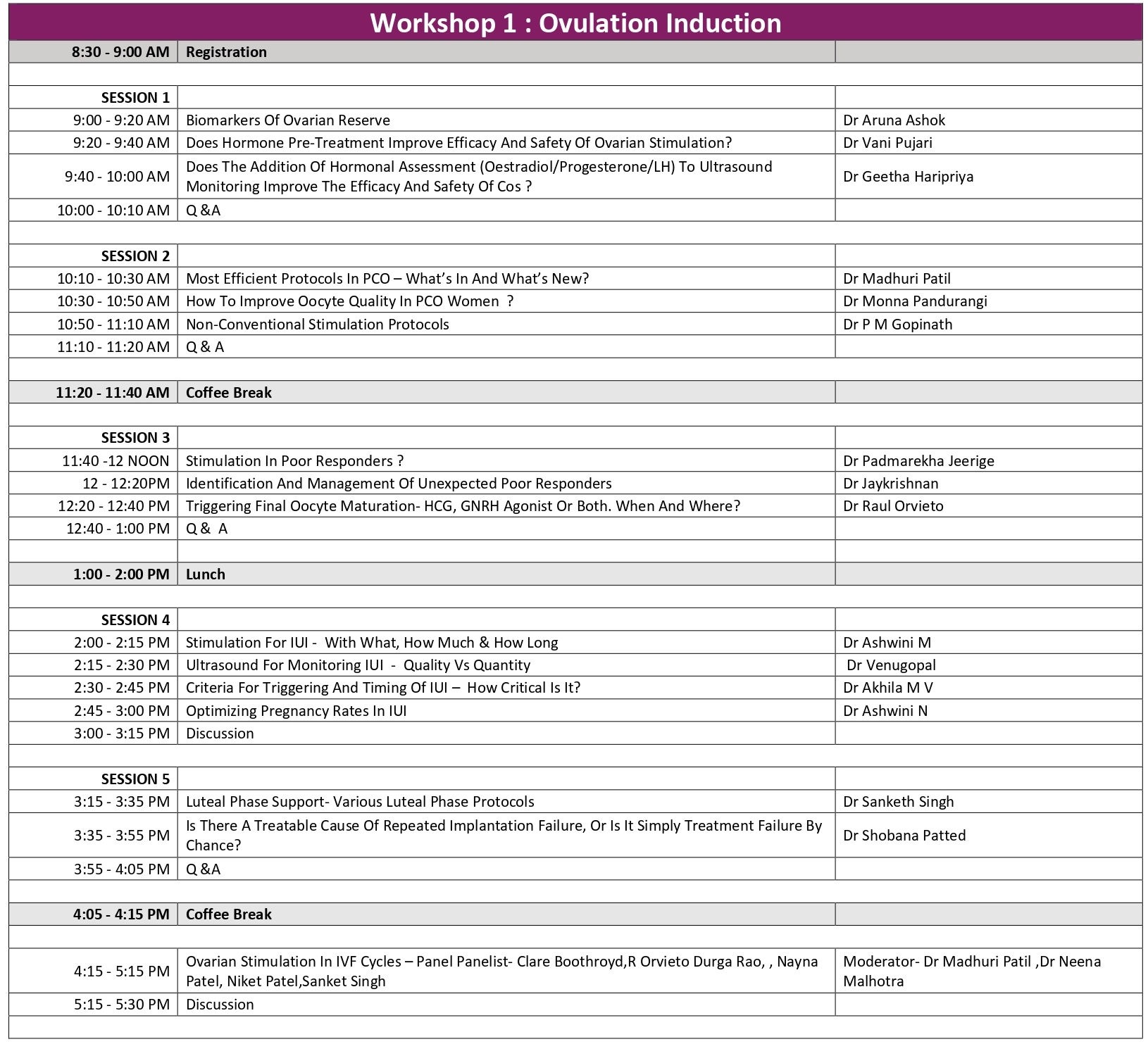 Conference Day 1
