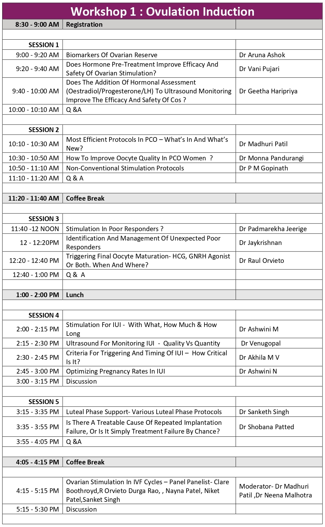 Conference Day 1
